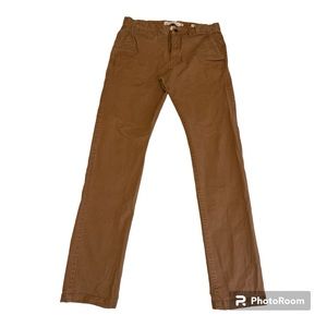 H & M Khaki Color Skinny Jeans